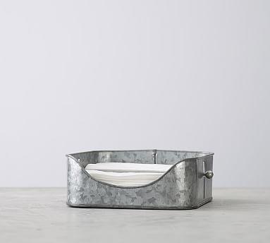 Galvanized Metal Napkin Holder
