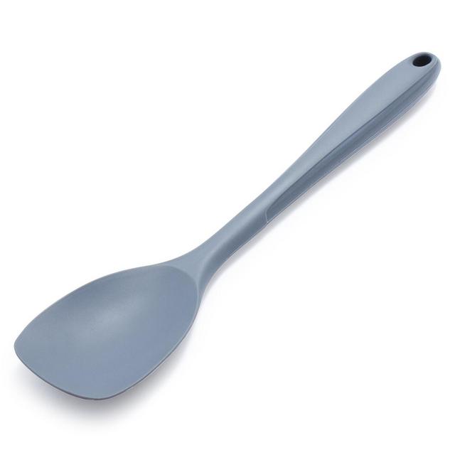 Silicone Baking Utensils - Balloon Whisk, Slotted & Solid Kitchen Spoon,  Spatula, Long Scraper And Pastry Brush, Acacia Hard Wood Handle