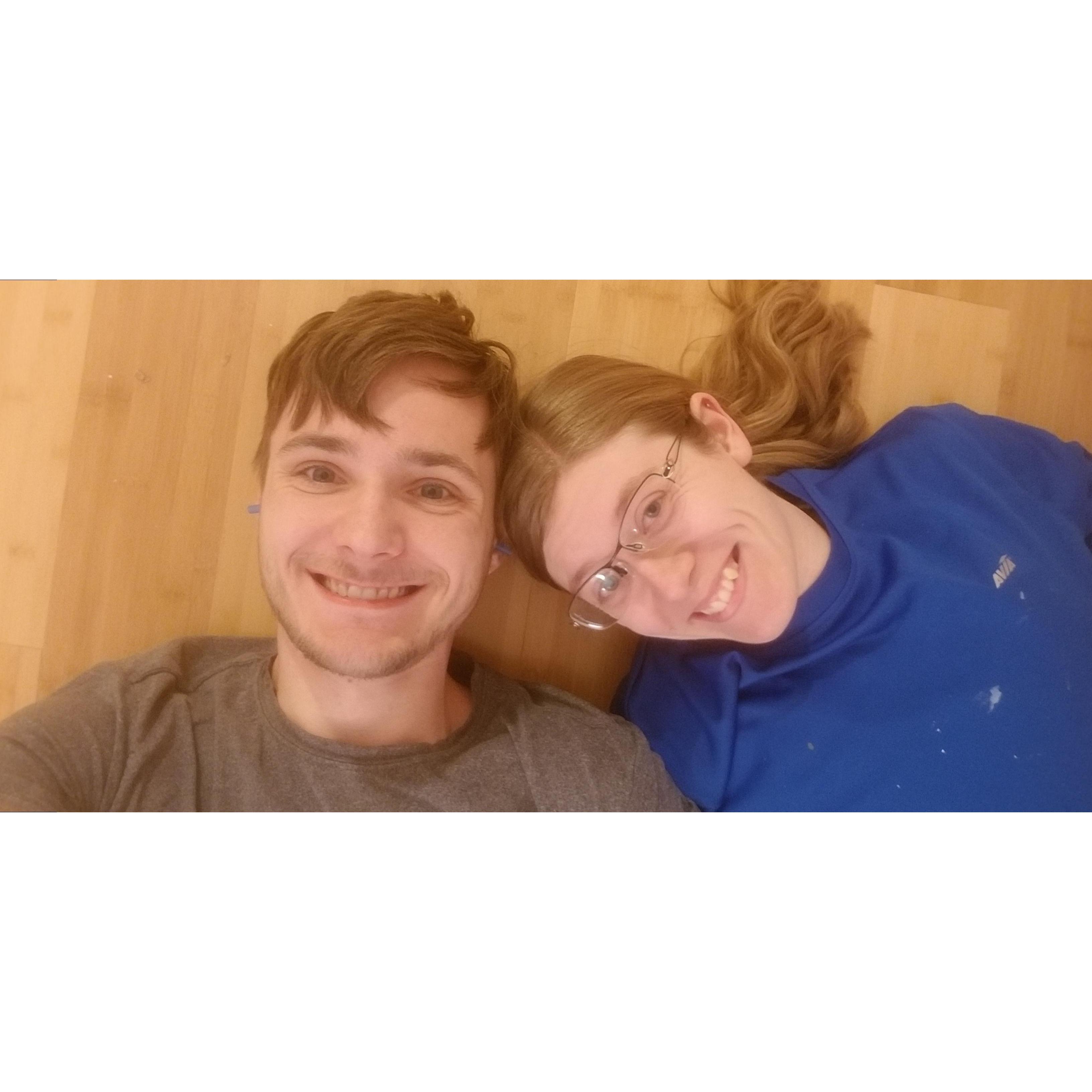 New house, new floors.