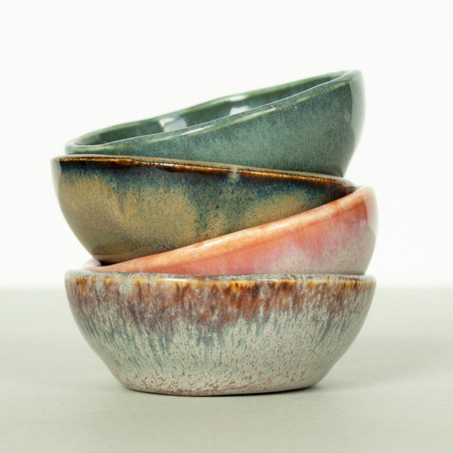 Small ceramic sauce dish | condiment bowl | handmade soy sauce dish | seasoning bowl | ring dish | trinket dish | foodie gift | 10 colours