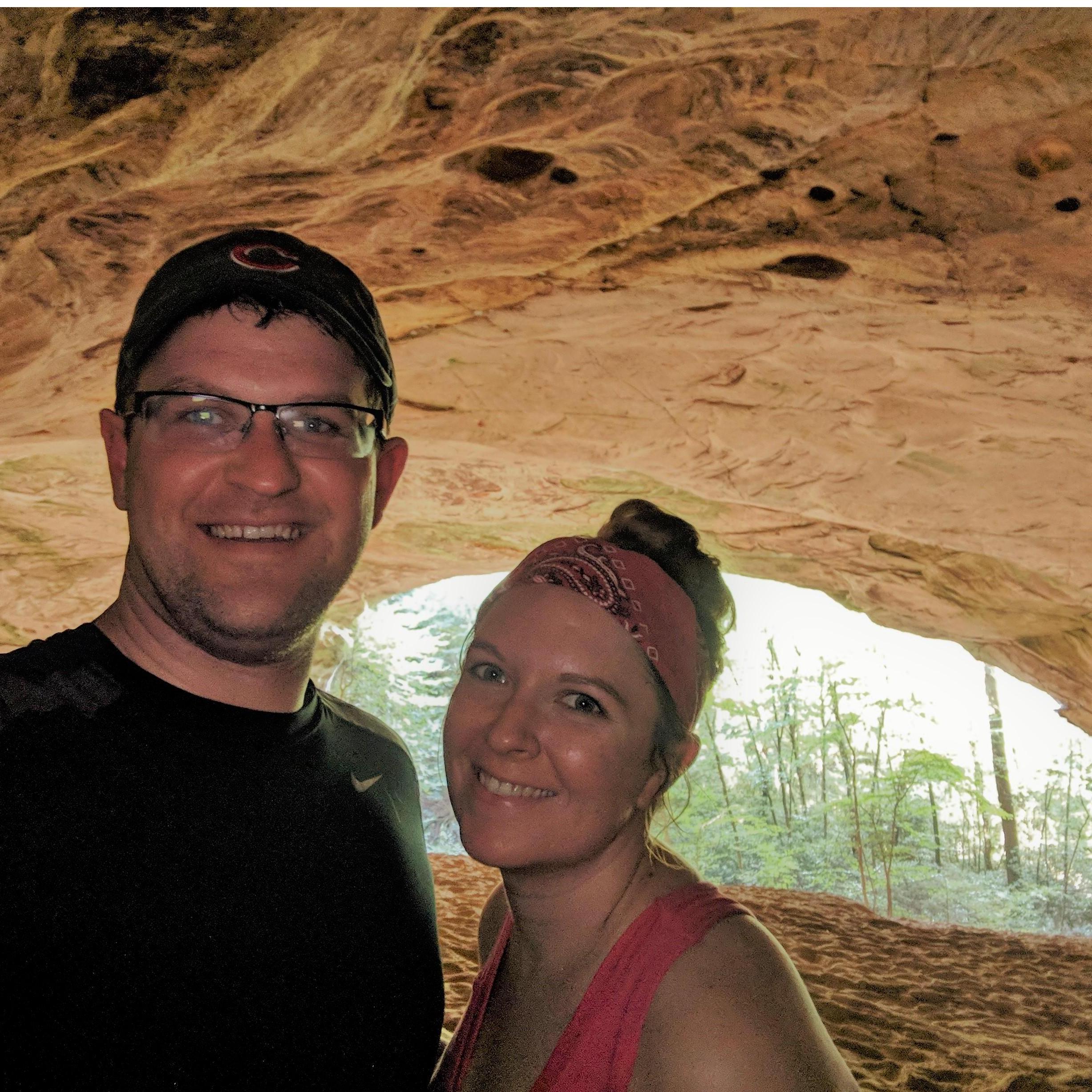 Hiking at Sand Cave in the Cumberland Gap - October 2018
