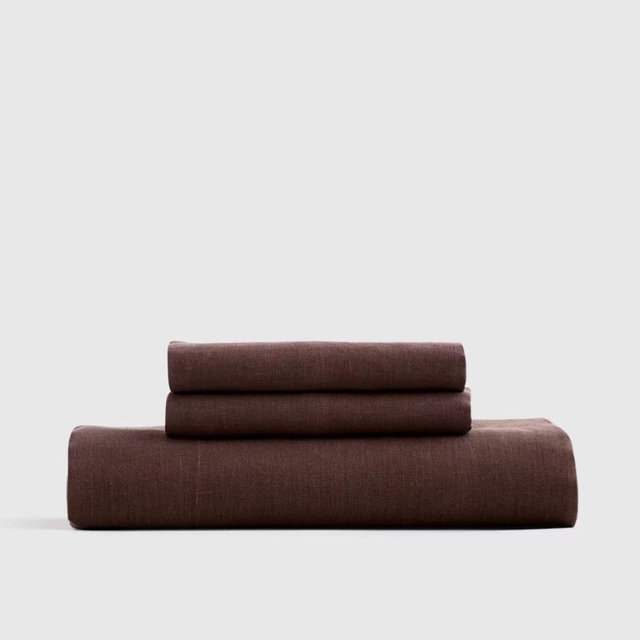 European Linen Fitted Sheet Set