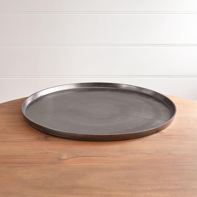 Element Metal Antiqued Pewter Tray