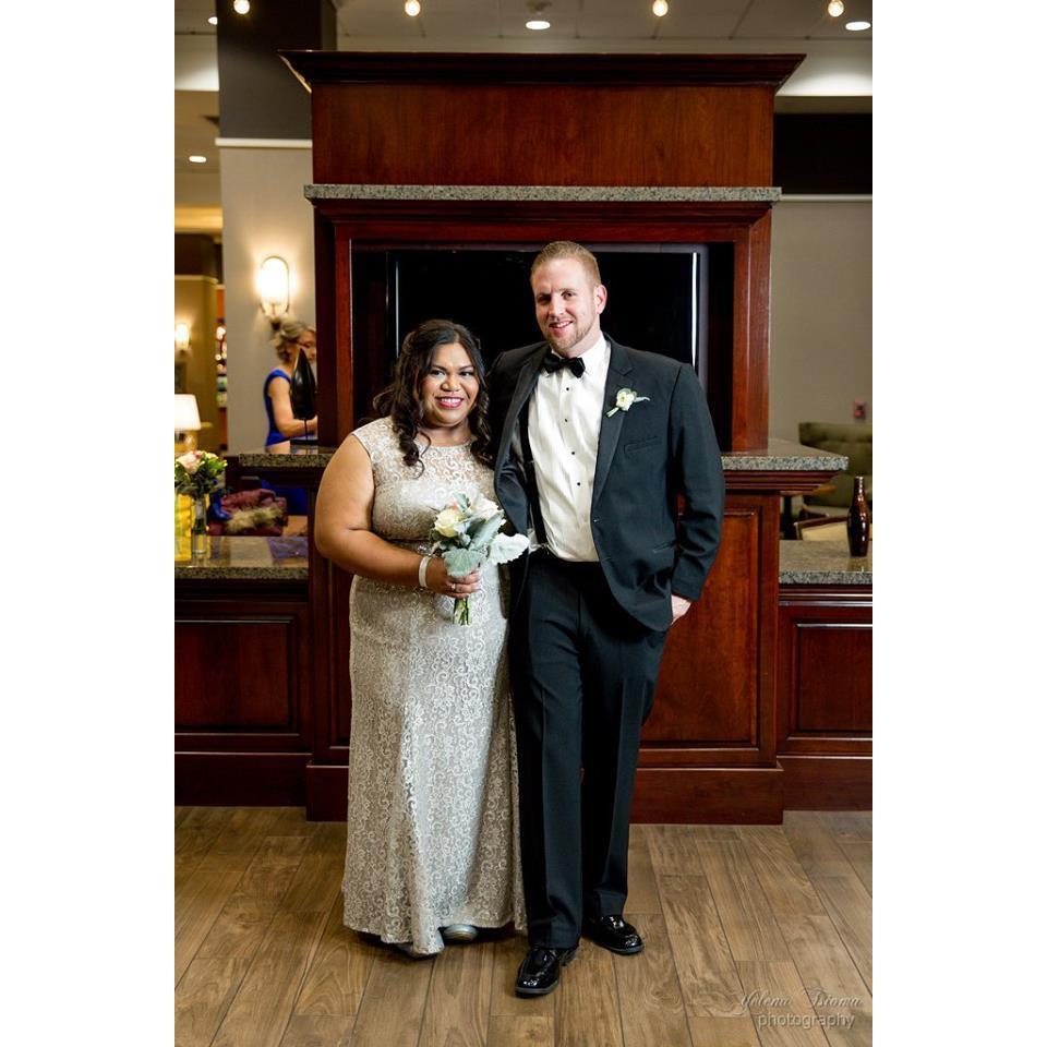 At Molly & Tim's wedding 12/31/2016