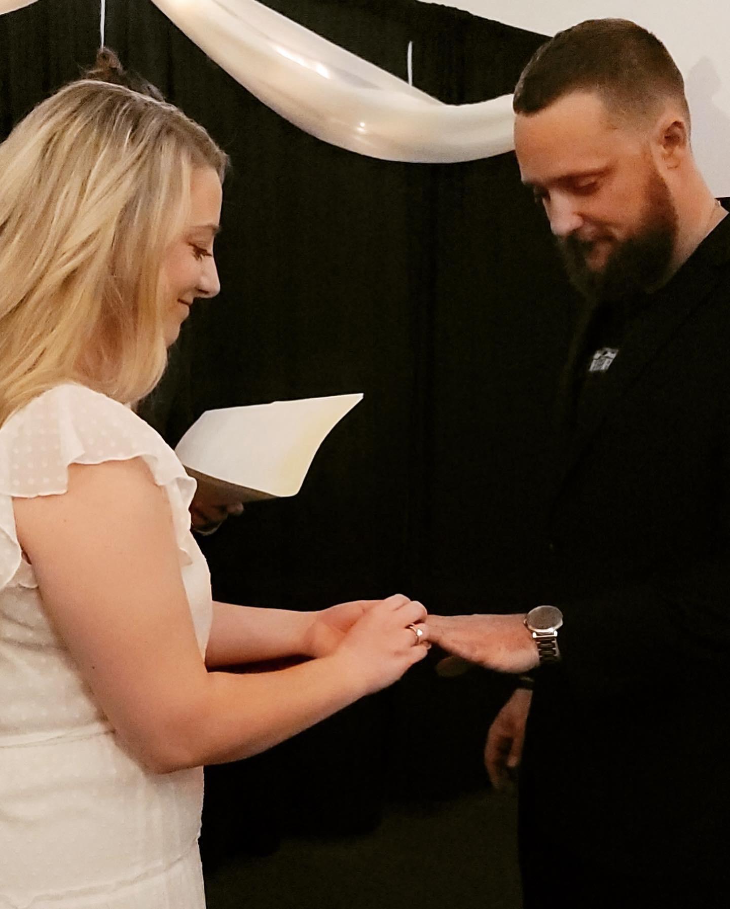 The first “I do” 💜