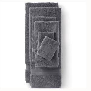 Premium Supima Cotton 6-Piece Bath Towel Set - Rich Steel