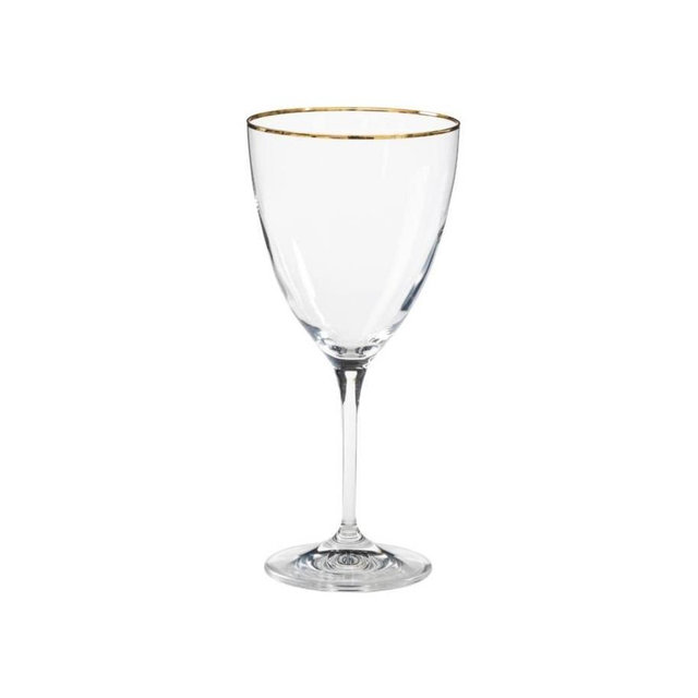 Sensa Water Glass w/ Golden Rim