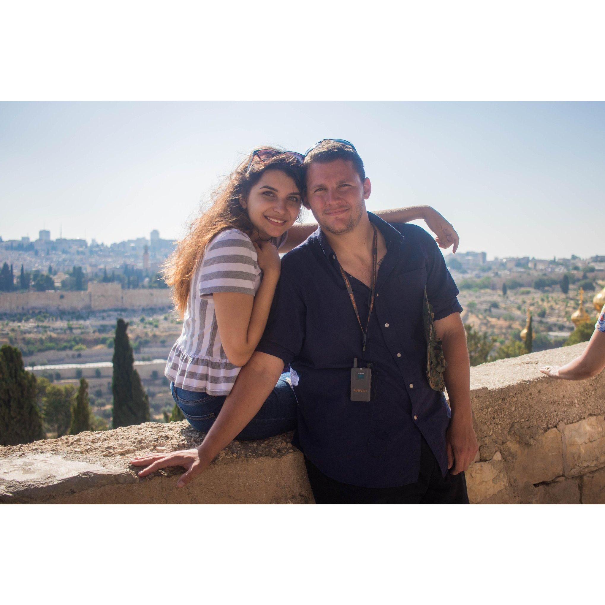 Our trip to Israel. The Mount. of Olives in Jerusalem.