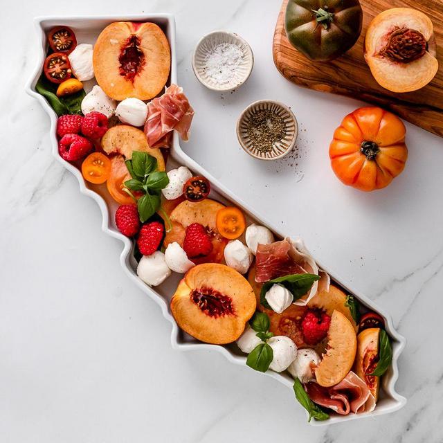 Lark Handmade Porcelain State Platter, Colorado