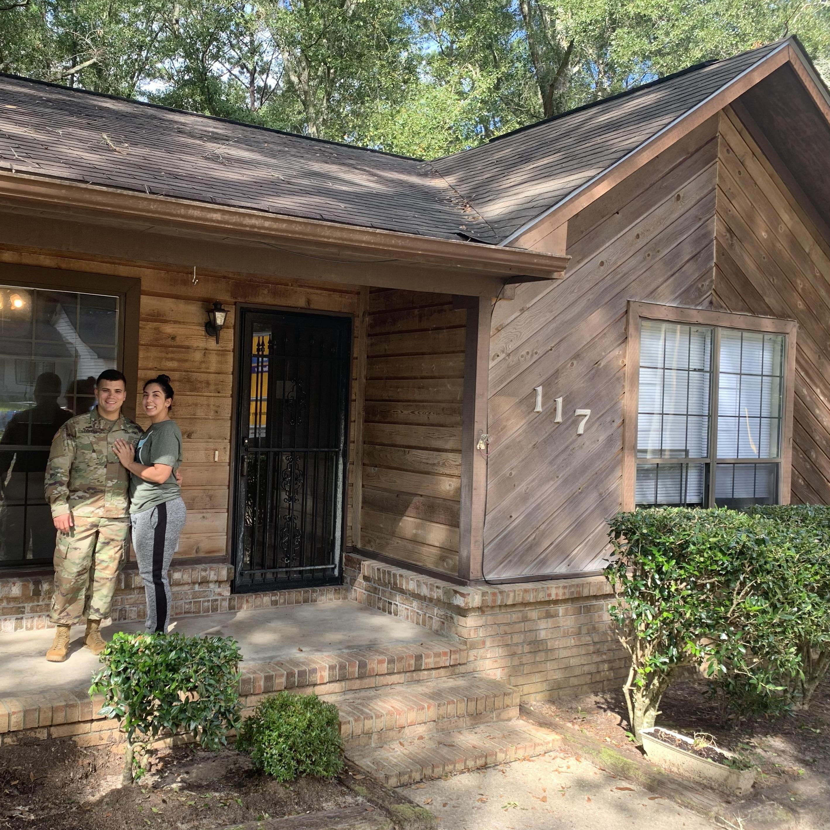 Our second apartment the day Mike became an Army Warrant Officer