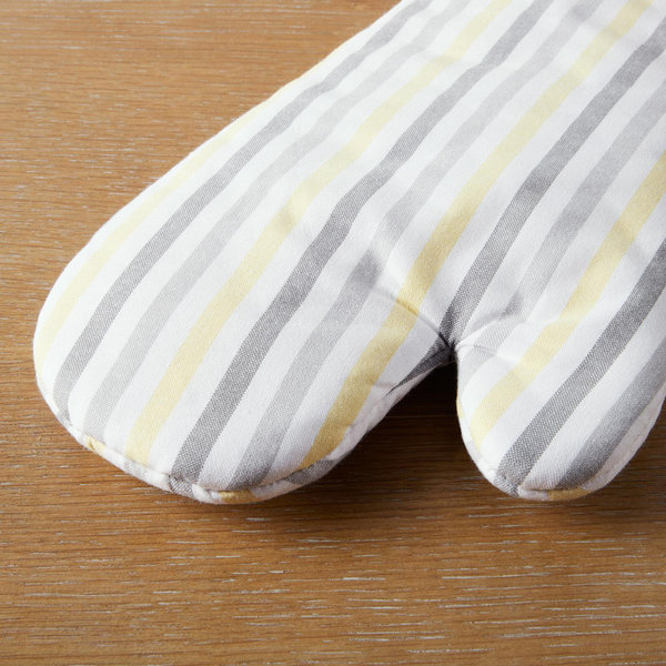 Daisy Stripe Oven Mitt Set - Thumbnail 5