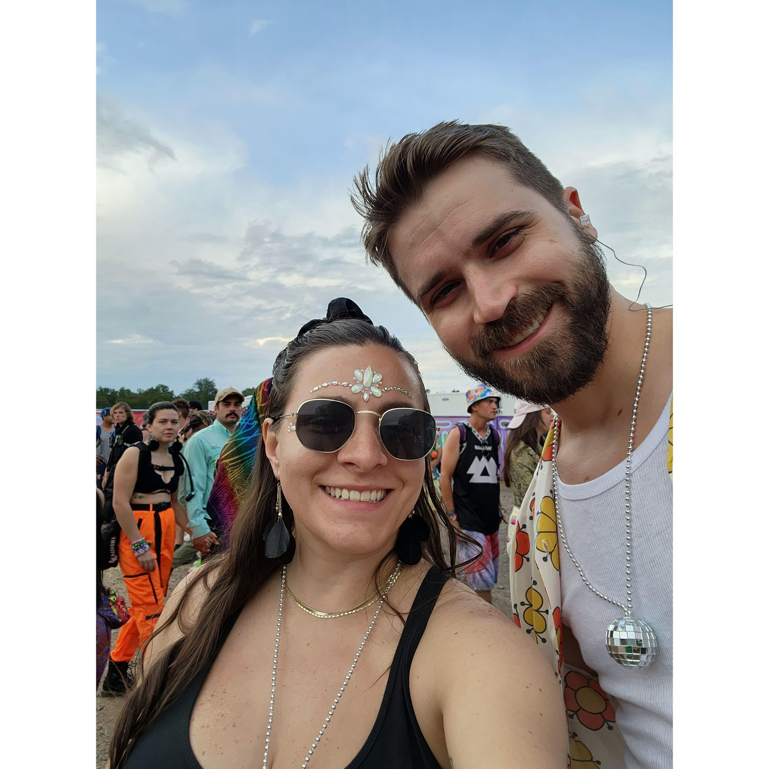 One thing about us, we have a shared love of EDM music & festivals!