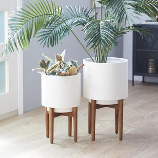 2-Piece Round Planter Set