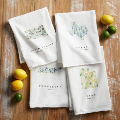 State Flower Tea Towel in "Oregon"