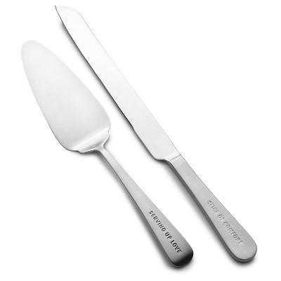 Towle Living Dining Expressions 2Pc. Cake Serving Set - Cake Knife and Server