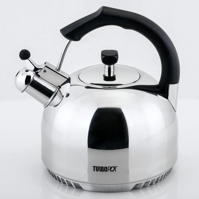 Turbo Pot FreshAir Stainless Steel 2.5 Qt. Tea Kettle