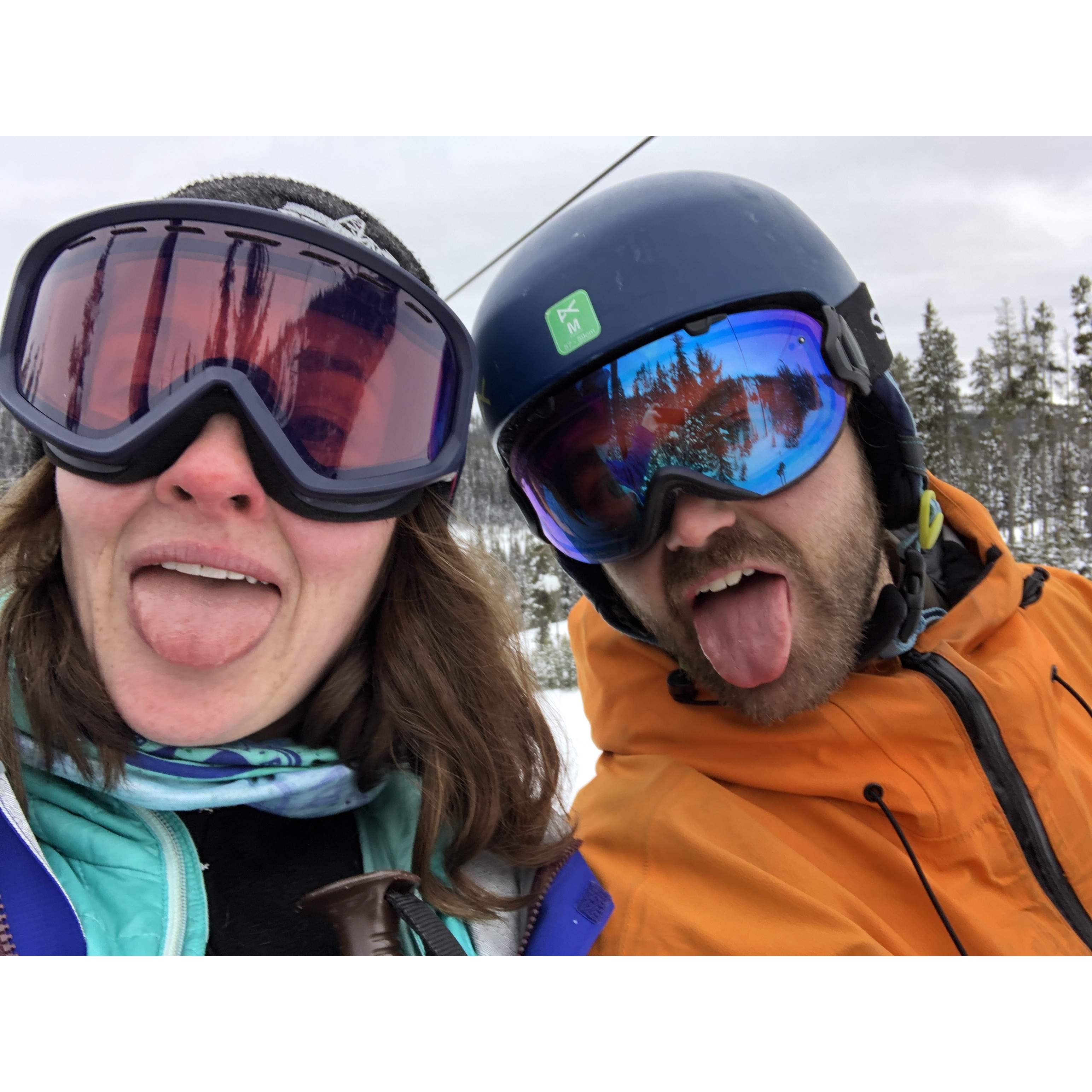 Skiing at Lost Trail 2020