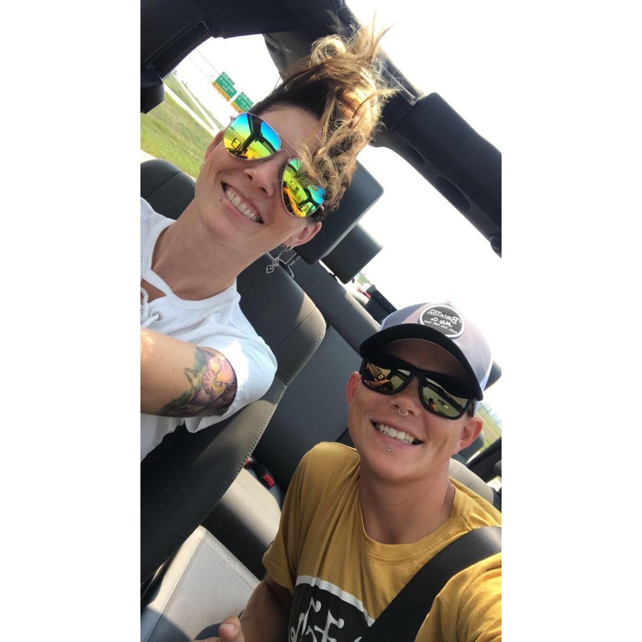 Jeep hair, don't care!