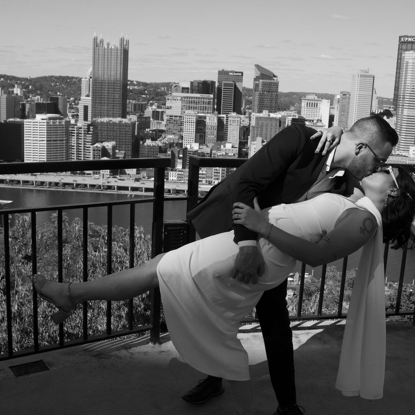 Pittsburgh is such a central and special place to our relationship and being able to come back to the beautiful skyline where we met and fell in love is a gift that we continue to receive!