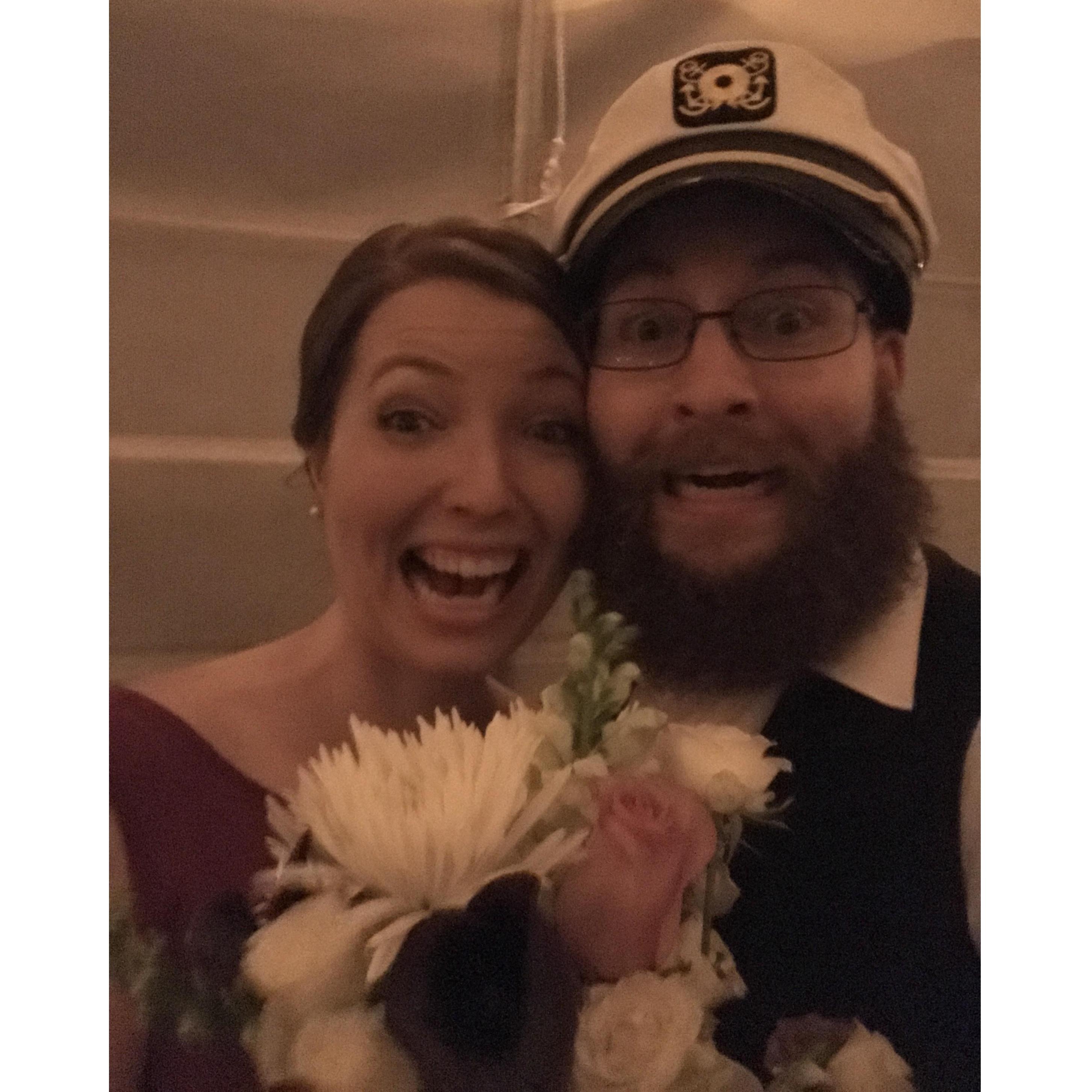 I caught the bouquet! One month before we got engaged :D