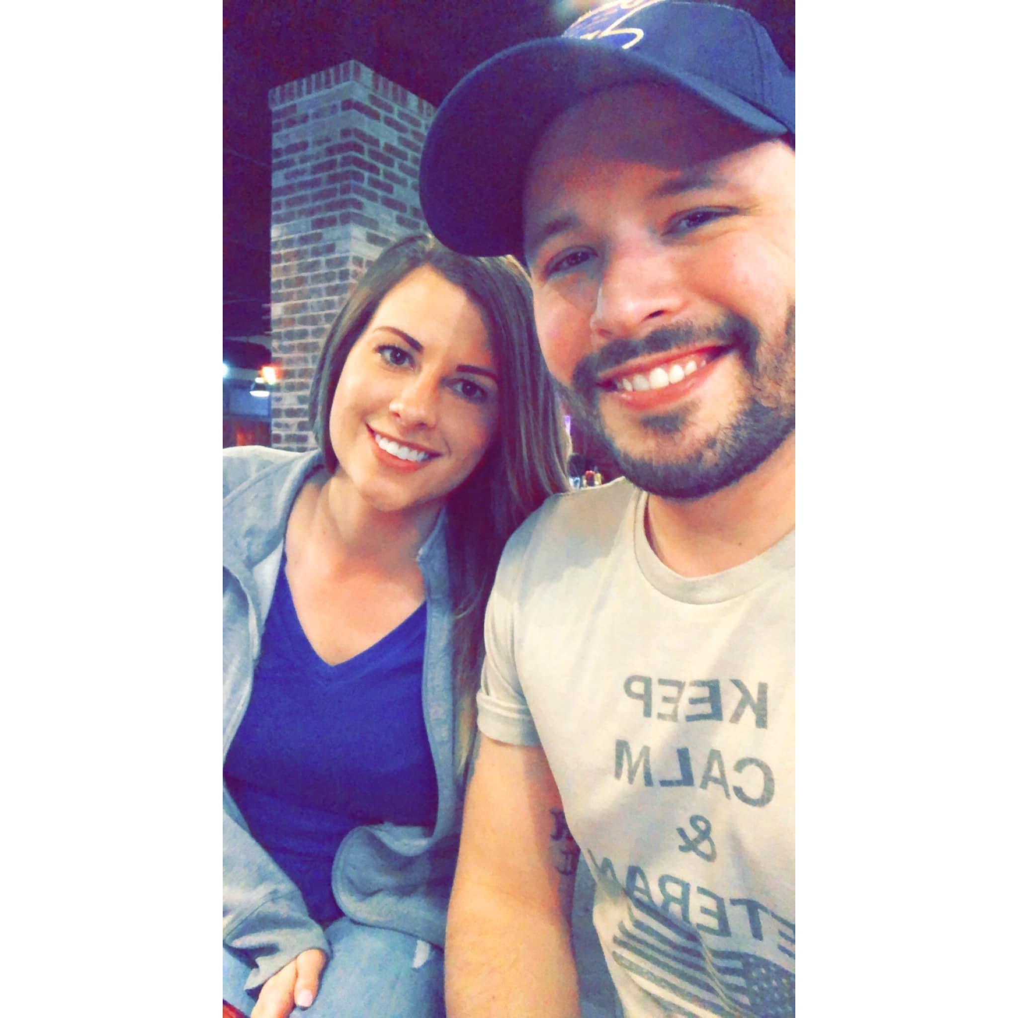 This was our first picture together.