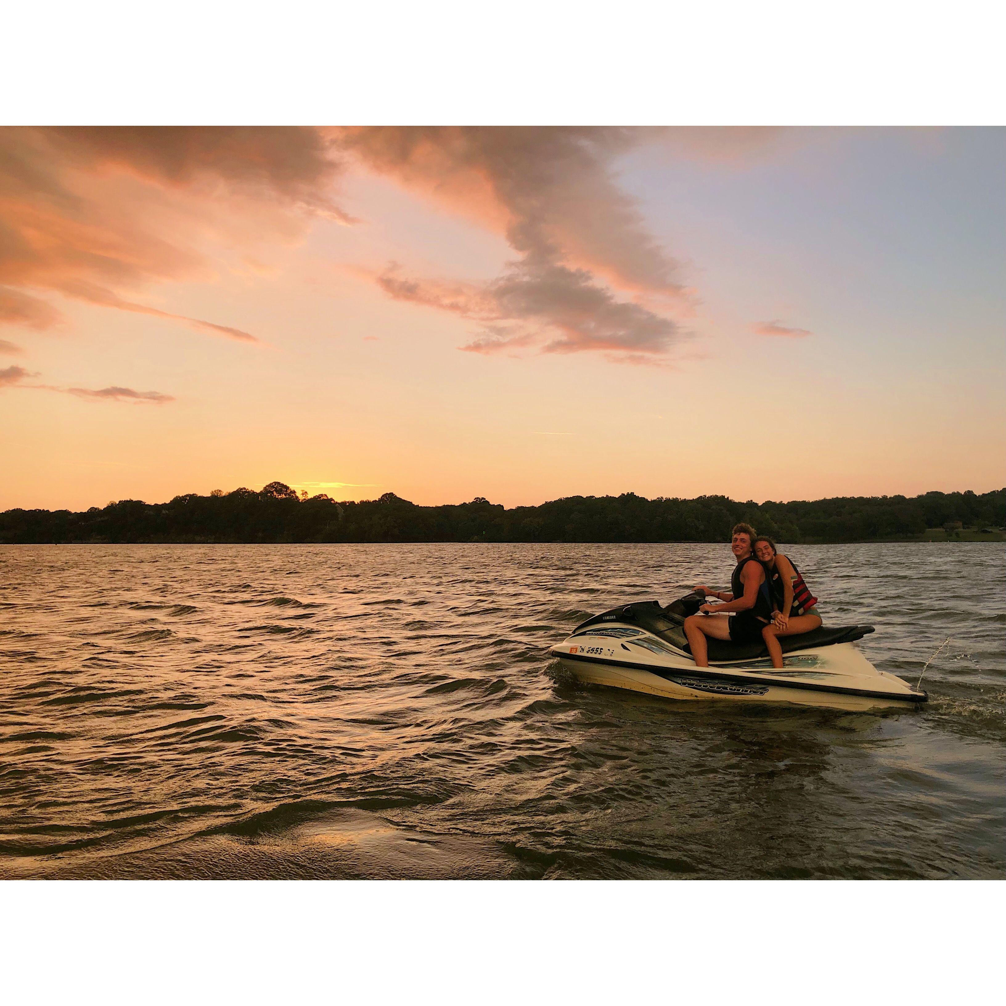 The photo that kicked off the summer fling that turned into forever.