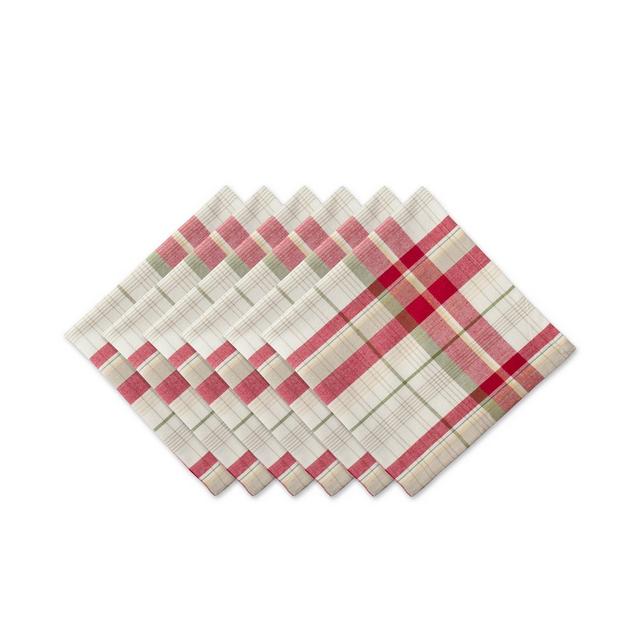 Design Imports Orchard Plaid Napkin Set