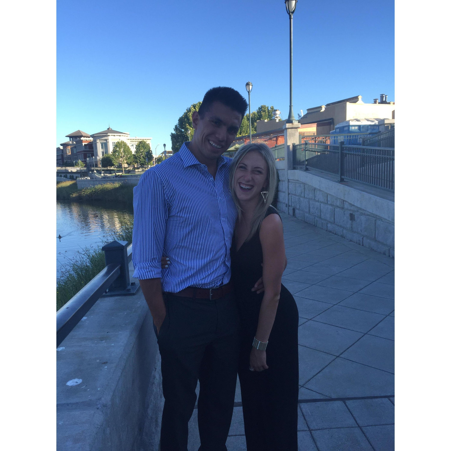 We visited Napa on my trip to California.  It was fun to enjoy wine country together and get all dressed up!