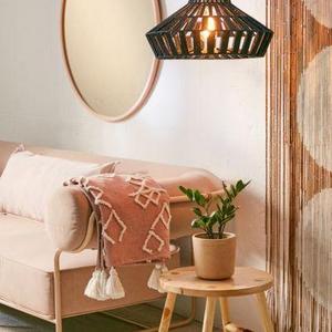 Tuyen Small Jute Pendant Light