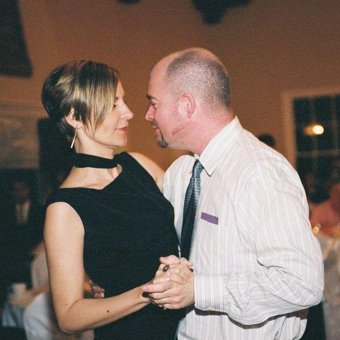 Dancing at the Bracher's wedding reception