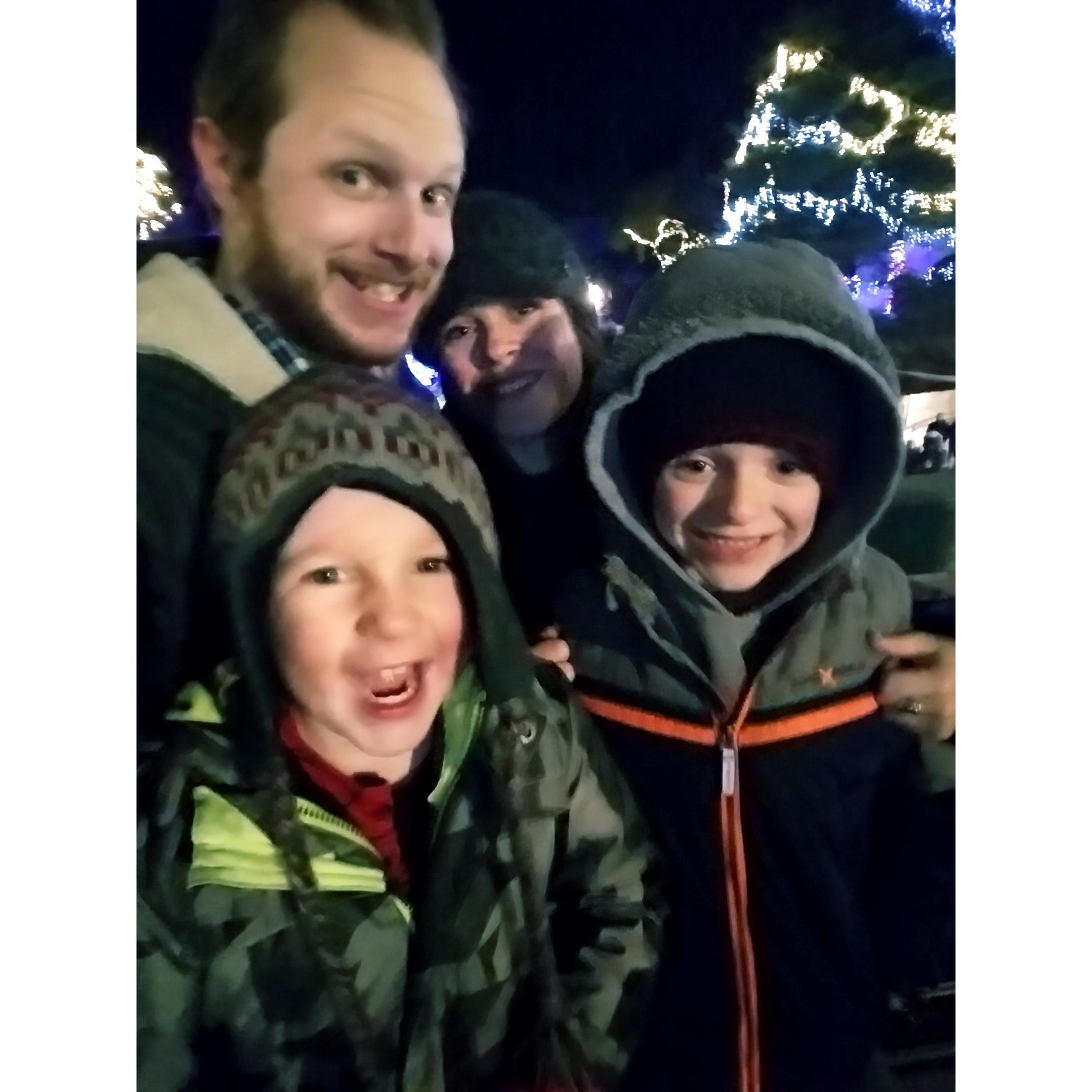 Family fun at the Zoo Lights