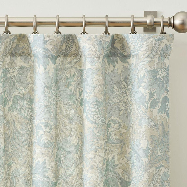 Cora Light Filtering Curtain, Multi, 50" W x 84" L