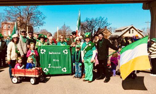 Abbotts parading in Wabasha, MN...