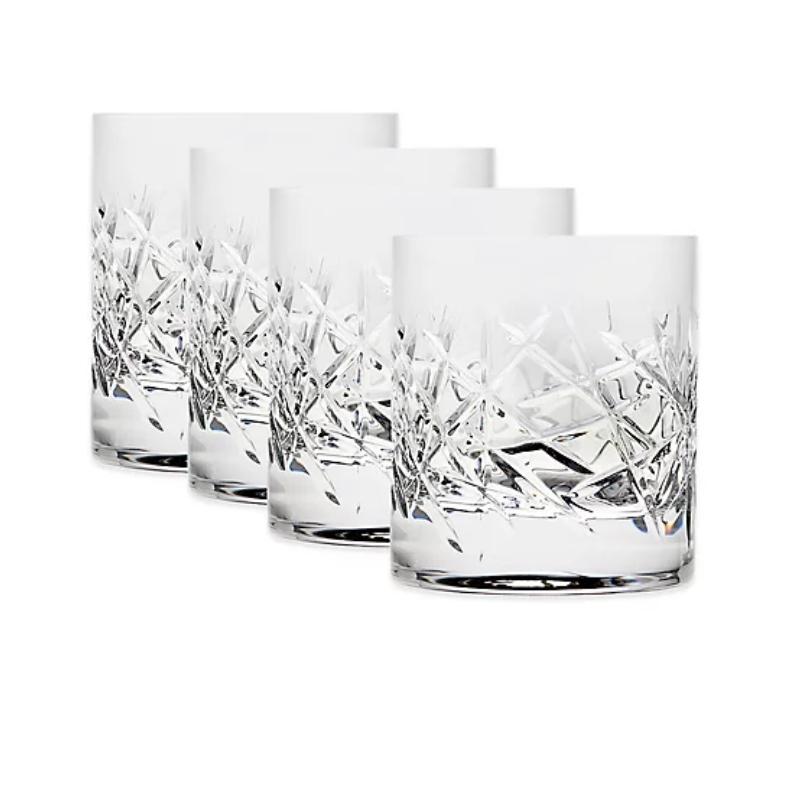 Top Shelf Graffiti Double Old Fashioned Glasses (Set of 4)