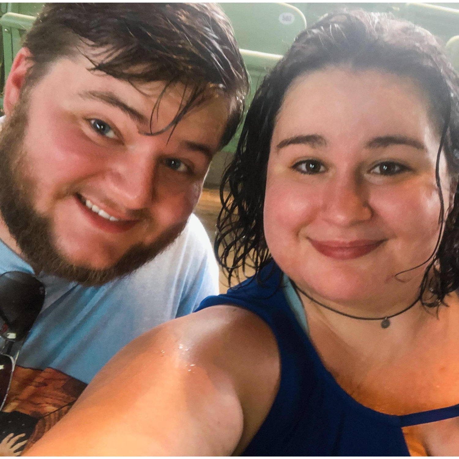 September 2019 - We were soaked while getting to our seats for the Vampire Weekend concert in Philadelphia.
