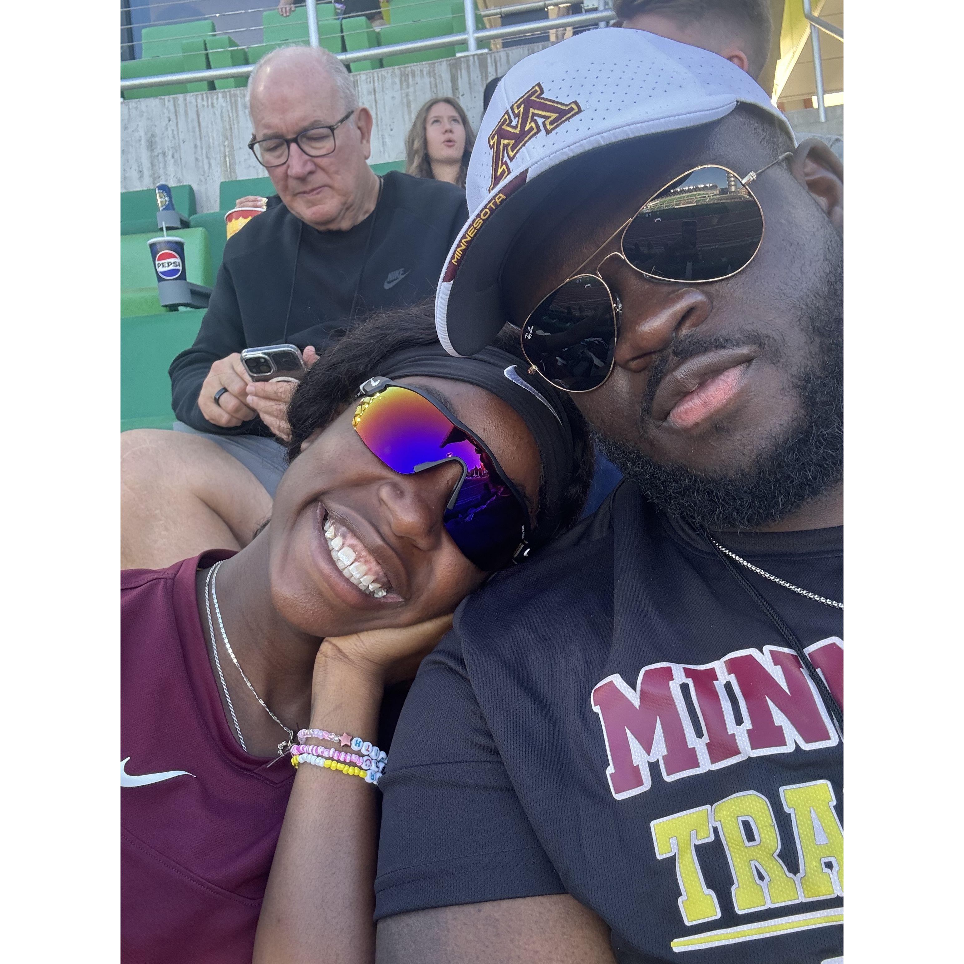 I made my first national meet and my first call was "SO YOU COMING TO OREGON?"