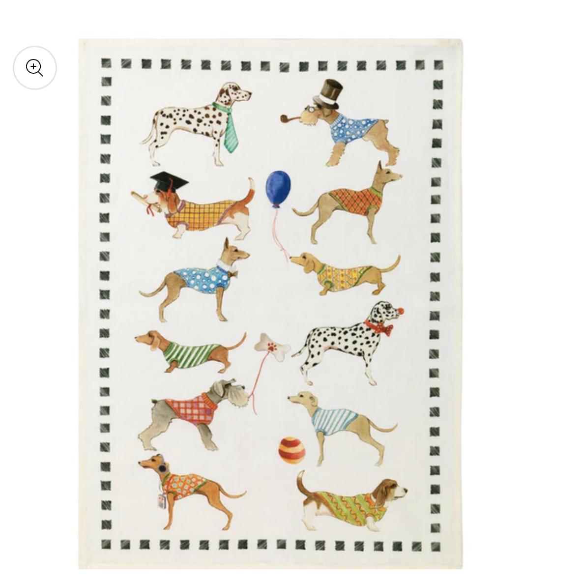 GUMPS Dog Besties Tea Towel