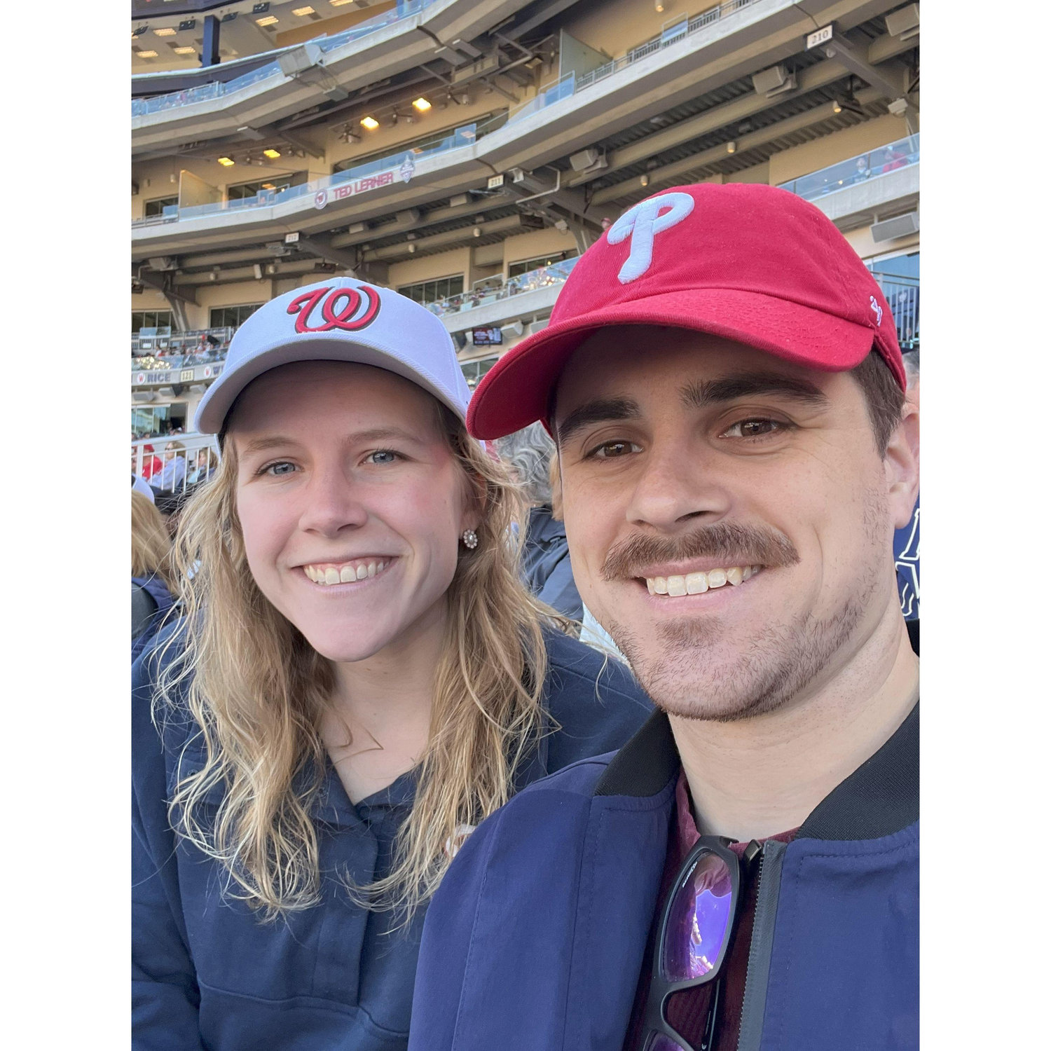 Anthony has been having better baseball luck since we officially started dating the week of the Nationals' World Series win in 2019.