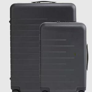 Small Carry-On & Large Check-In Suitcase Set - Black