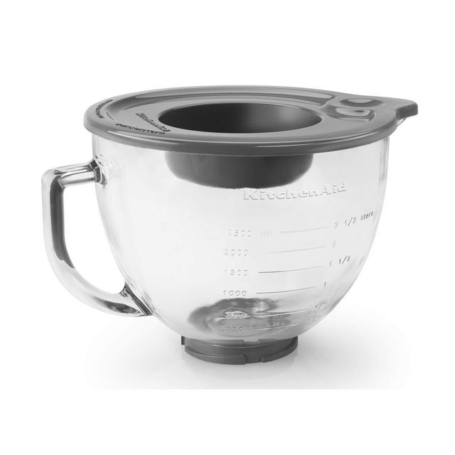 KitchenAid 5-Qt. Tilt-Head Glass Bowl with Measurement Markings Lid
