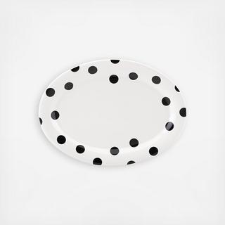 Deco Dot Serving Platter