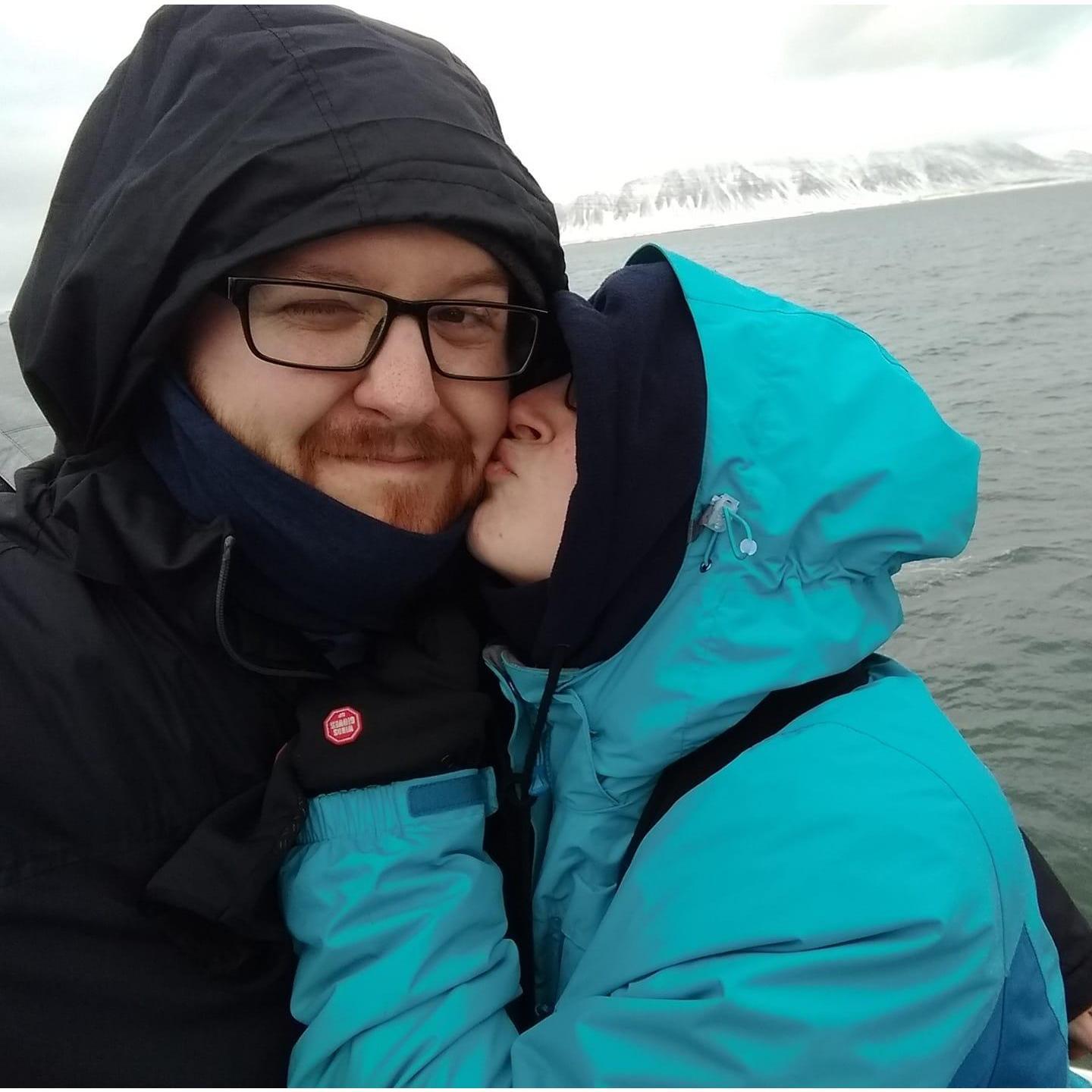 March 2019. Off the coast of Iceland. Four days before Andy said "yes".