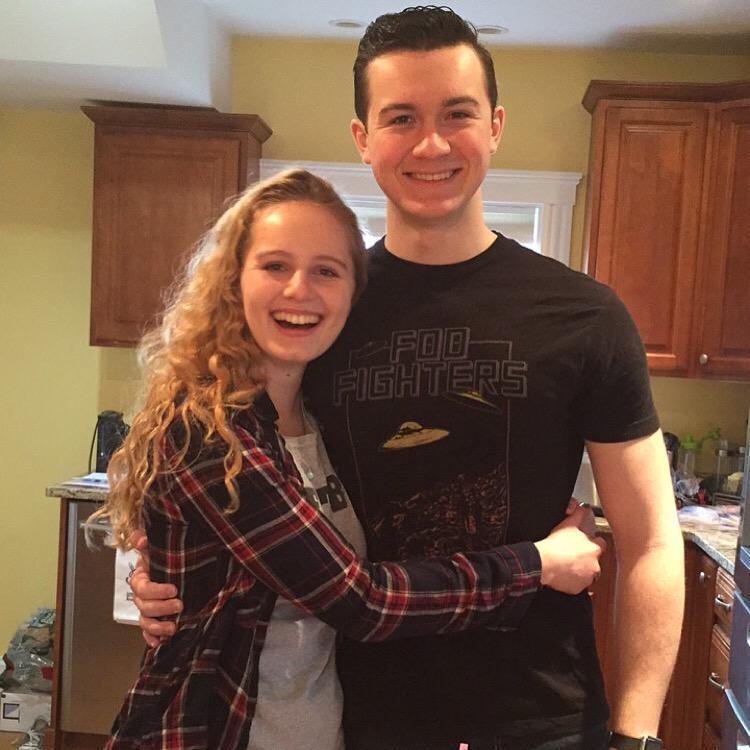 Cheezin' for the camera in Liam's kitchen. (2016)