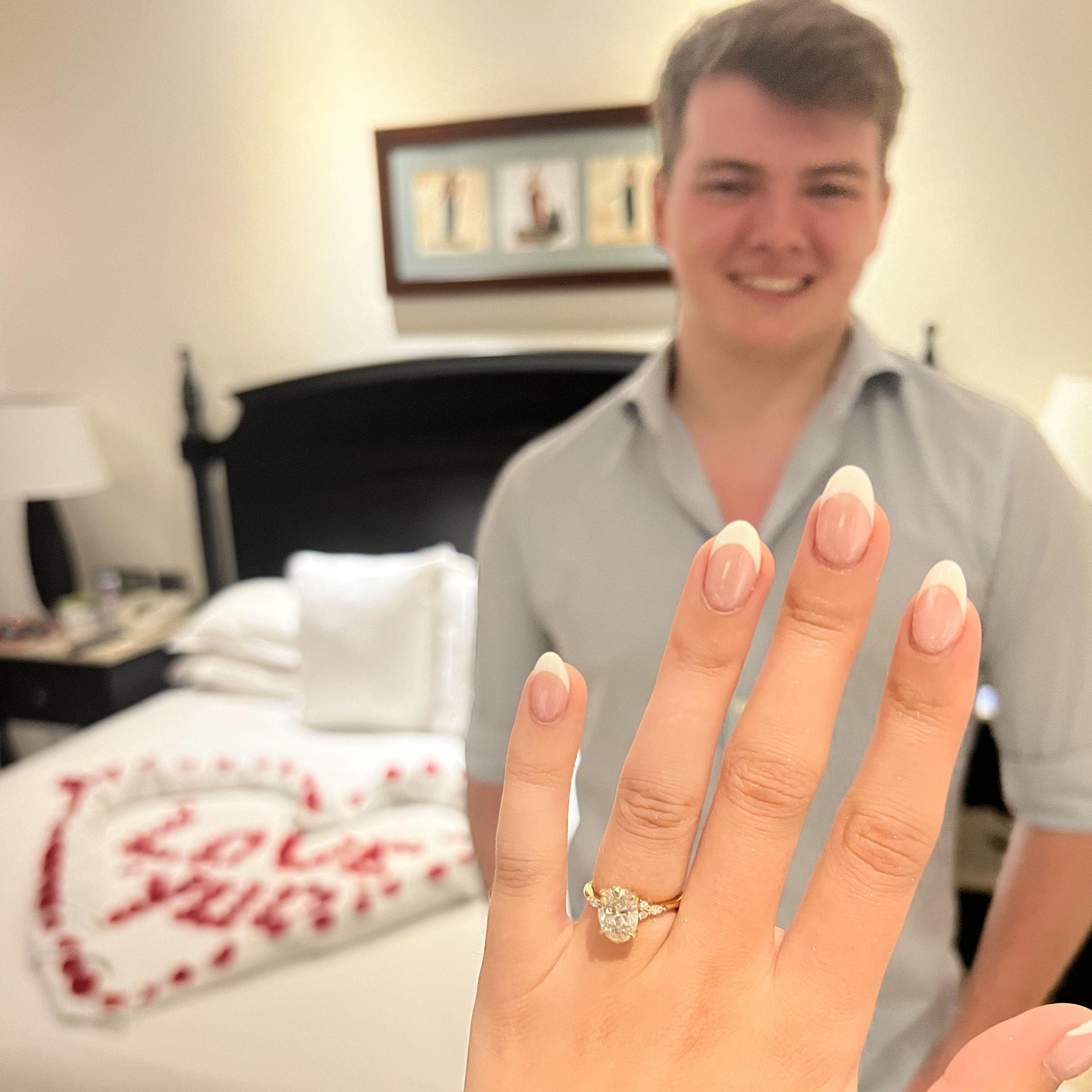 The night we got engaged :)
