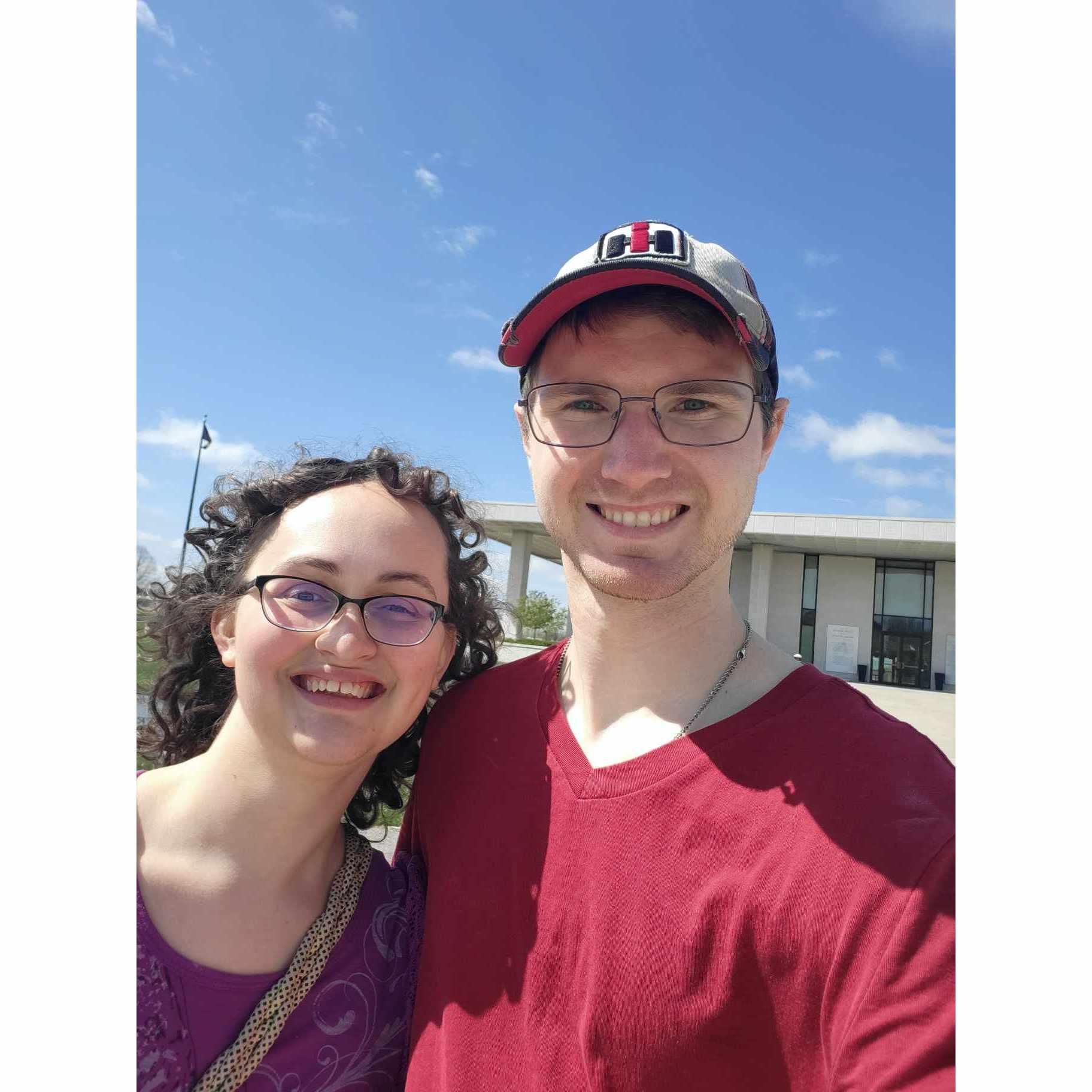 Visiting Stuhr museum in Grand Island, NE