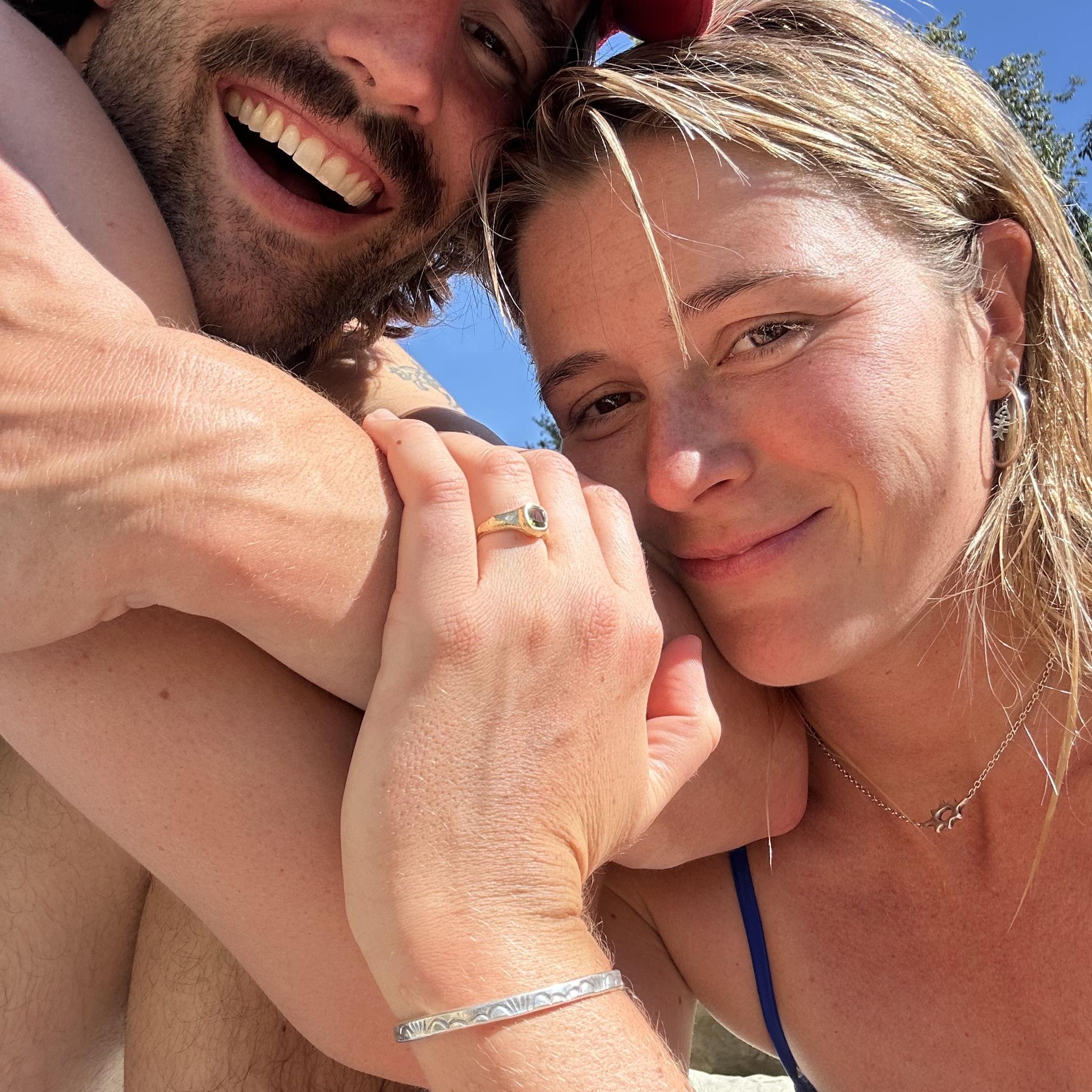 Right after our engagement in Ojai!