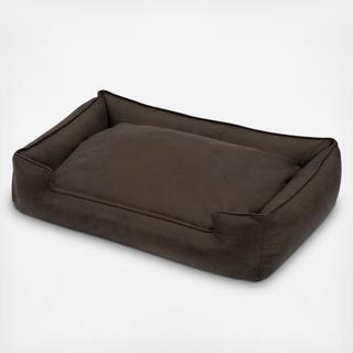 Faux Leather Lounge Pet Bed