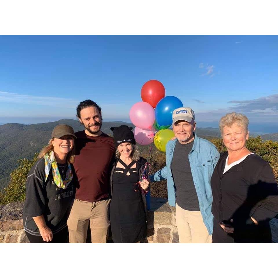 Celebrating my moms life with my family in October