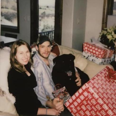 Our first Christmas at the Vosburghs, featuring handsome Mr. Mario