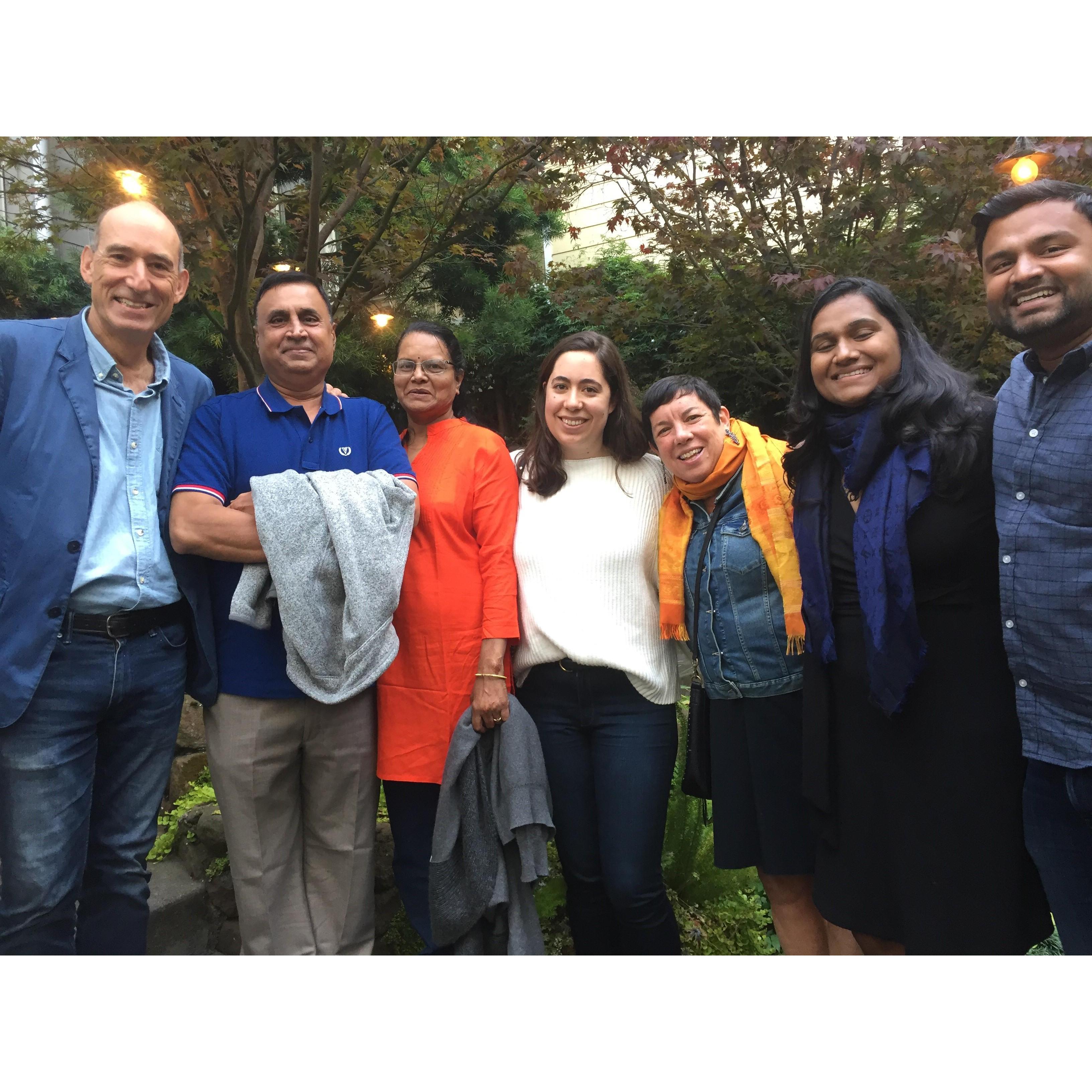 Saurabh and his sister meeting my parents in San Francisco / June 2018